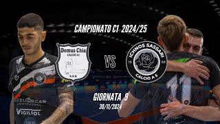 Domus Perdaxius  Ichnos Sassari  Giornata 9 Serie C1 Futsal 2425 [upl. by Annuhsal]