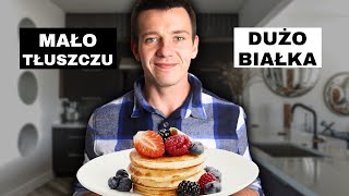 SZYBKI I ŁATWY PRZEPIS NA PROTEINOWE PANCAKES  60g BIAŁKA [upl. by Yuille]