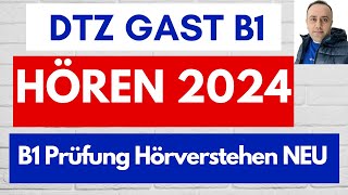 Prüfung B1 Hören 2024  DTZ Gast B1 Hörverstehen Mit Lösung NEU  Telc B1  Deutsch lernen [upl. by Aicenaj817]