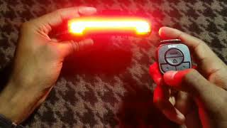 Meilan X5 Smart Bike Tail Light Unboxing Review by Slick [upl. by Wini334]