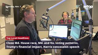 Close Md House race DCarea voting patterns Trump financial impact Harris concession reaction [upl. by Eatnohs]