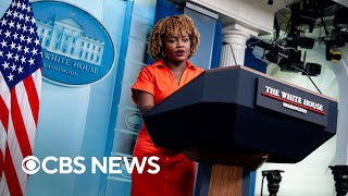 White House holds briefing with Category 5 Milton headed for Florida  full video [upl. by Donaghue]