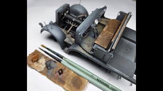 Weathering farbami olejnymi  Oil Paints Weathering Tutorial Abteilung 502 [upl. by Eiramit]