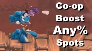 Rayman Legends  Any Coop Boost Spots [upl. by Dnomyaw]