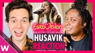 Husavik song reaction  Eurovision Song Contest The Story of Fire Saga [upl. by O'Donoghue354]