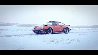 Porsche 911 Driving home for Christmas in Blender [upl. by Eahsal]