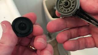 Replace Toilet Flush Valve  HydroClean Fill Valve Slow water refill after flush DIY [upl. by Wehhtam]