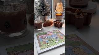 Cold rainy days call for coloring 🧸 colorwithme coloring asmr cozy winter aesthetic relaxing [upl. by Hegarty98]