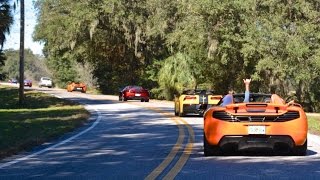 1st Dimmitt Rally  30 Supercar Cruise [upl. by Aicilet]