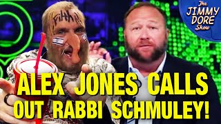 Alex Jones To Rabbi Schmuley “You’re Having A Mental Breakdown” [upl. by Nylqcaj]