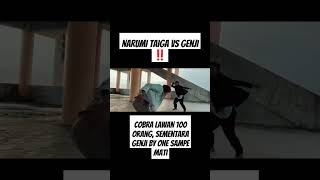 Narumi taiga vs genji cobra lawan 100 orang keroco‼️ genji cobra [upl. by Hebe]