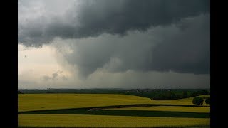 Tornado near VitryleFrançois on April 29 2018 [upl. by Moffat]