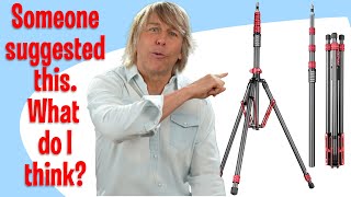 Viewer suggested 8 tall Lightweight Travel Carbon Fiber Light Stand for photography light review [upl. by Sadie]