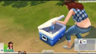 Refrigerated Fishing Cooler  BrazenLotus Sims 4 CC Mod [upl. by Pfaff]