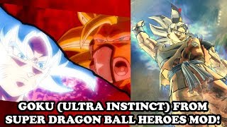 ULTRA INSTINCT GOKU FROM SUPER DRAGON BALL HEROES VS CUMBER Dragon Ball Xenoverse 2 Mods [upl. by Joktan]