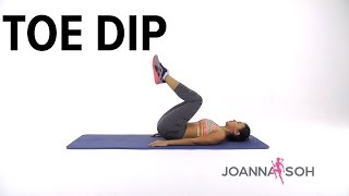 How to do Toe Dip  Joanna Soh [upl. by Oj]