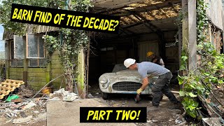 UK Barn Find Of The Decade  Part Two  How Did They Even Get There barnfind classiccars [upl. by Treborsemaj732]