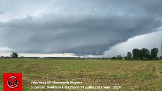 Supercell à Vankleek Hill Ontario 24 juillet 2024 [upl. by Casaleggio]