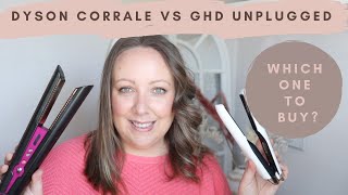 Dyson Corrale vs GHD Unplugged  Which one to buy Demo amp Comparison [upl. by Anabelle13]