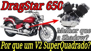 Yamaha Dragstar 650  História funcionamento ordem de ignição som amp Test Ride [upl. by Netnerb]