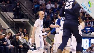 Mens Basketball  BYU vs Utah State Highlights December 5 2018 [upl. by Woodsum688]