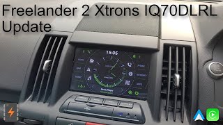 Freelander 2 Xtrons IQ70DLRL Unit Update [upl. by Reichel]