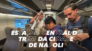 Itália viajando de trem da cidade de Florença para a cidade de Nápoles [upl. by Alyose163]