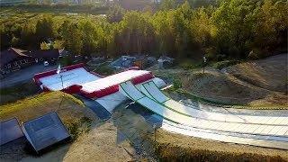 Seb Toots Max Parrot amp Julia Marino testing out the new Progression Airbag Landing at Maximise [upl. by Pelagi436]