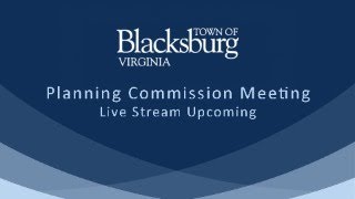 Blacksburg Planning Commission Meeting  September 3 2024 [upl. by Chader]