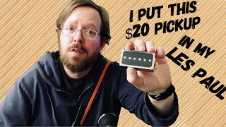 I put a Cheap P90 pickup in a Les Paul Studio Guitar [upl. by Ahsekan]