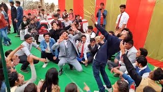 ब्याह दी अनपढ़ हाली के  Re Byah Di Anpadh Hali Ke  Farewell Party  TeacherStudents Dance [upl. by Oznecniv240]