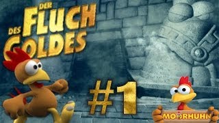 Lets Play  Moorhuhn  Der Fluch des Goldes  German  100  Part 1  Arbeitszimmer und nochmal [upl. by Lorine]