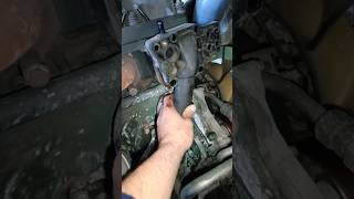 Coolant leak repair hardwork mechancial trucks motivation [upl. by Nauqe578]