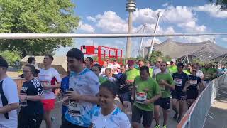 b2run München 2023  Startzeit 1730 Uhr im Olympiapark Teil 4 [upl. by Leimaj]