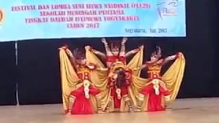 Sang Rajawali  Juara II FLS2N SMP Tingkat Provinsi DIY 2017 [upl. by Enneles]