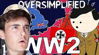 British Reaction to WW2  OverSimplified Part 1  REACTION [upl. by Farron805]