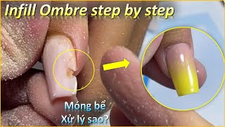 Infill Ombre step by step  ThanhCong [upl. by Nilyad]