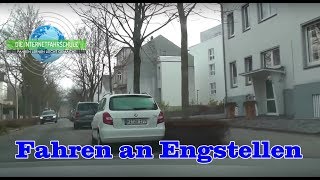 Fahren an Engstellen  Achtung Prüfungen gehen hier schnell zu Ende Fahrstunde  Prüfungsfahrt [upl. by Mcspadden]