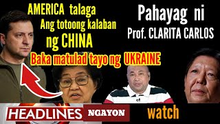 HETO NA ANG PAHAYAG NI PROF CLARITA CARLOS PATUNGKOL SA TENSYON CHINA AT PILIPINAS [upl. by Buddy129]