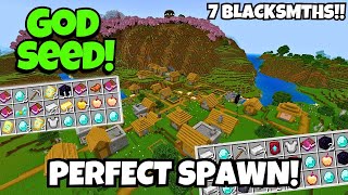 🔥GOD SEED Minecraft 121 Bedrock best survival seeds [upl. by Susanetta626]