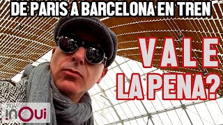 DE PARÍS A BARCELONA EN PRIMERA CLASE DEL TREN DE ALTA VELOCIDAD TGV INOUI [upl. by Keeton]