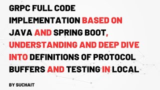 Master Spring Boot GRPC with Protobuf in Easy Steps [upl. by Bethany]