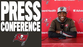 Byron Leftwich on Tom Bradys Playmaking Ability Divisional Matchup with Saints  Press Conference [upl. by Kimberly211]