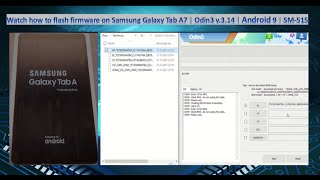 How to flash Samsung Galaxy Tablet 101 firmware with Odin flashing tool for Android 9 [upl. by Clementia]