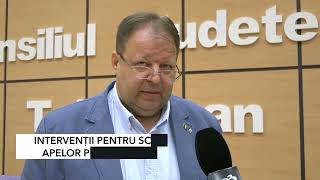 INTERVENȚII PENTRU SCURGEREA APELOR PE DOUĂ DRUMURI JUDEȚENE [upl. by Armalla]