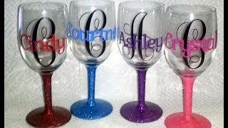 personalized wine glasses [upl. by Flodur111]