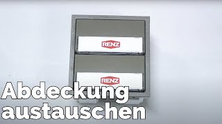 Renz Tastenmodul Abdeckung tauschen [upl. by Bullion]