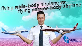 Flying Narrowbody vs Widebody Airplanes [upl. by Ayojal666]