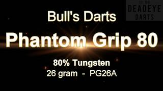 Bulls Phantom Grip 26 gram 80 Tungsten Darts  PG26A [upl. by Noeht710]