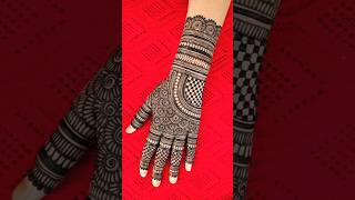 Gorgeous mehndi designs for back hand 🌸  Stylish mehndi designs 🌸 youtubeshorts shorts [upl. by Sirovart]